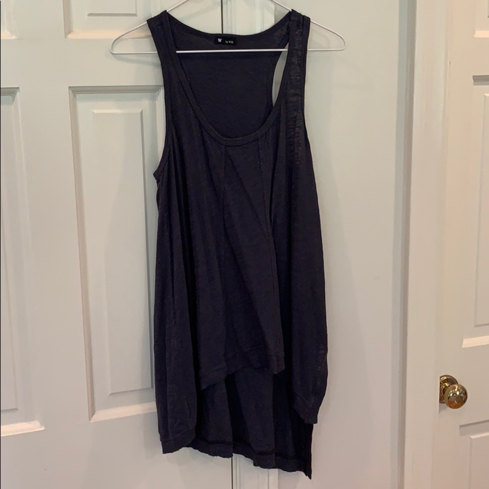Wilt Navy Tank Top High/Low Size Small NWOT